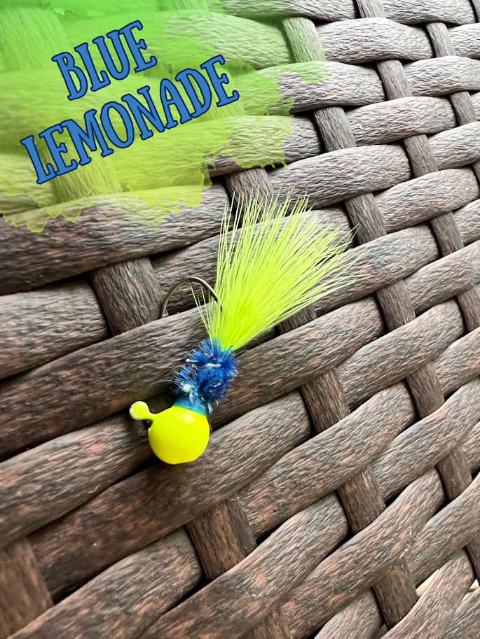 3 Pack Hand Tied Crappie Jigs - Round Head