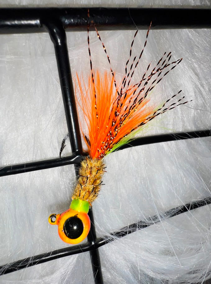 3 Pack - Hand Tied Crappie Jigs with 3D Eyes