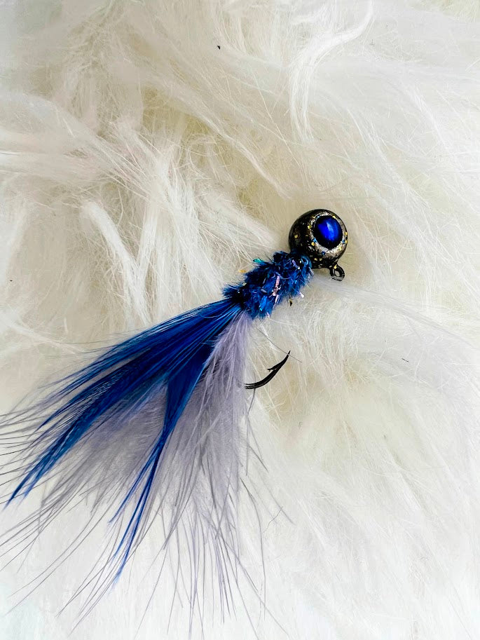 3 Pack - Hand Tied Crappie Jigs with 3D Eyes