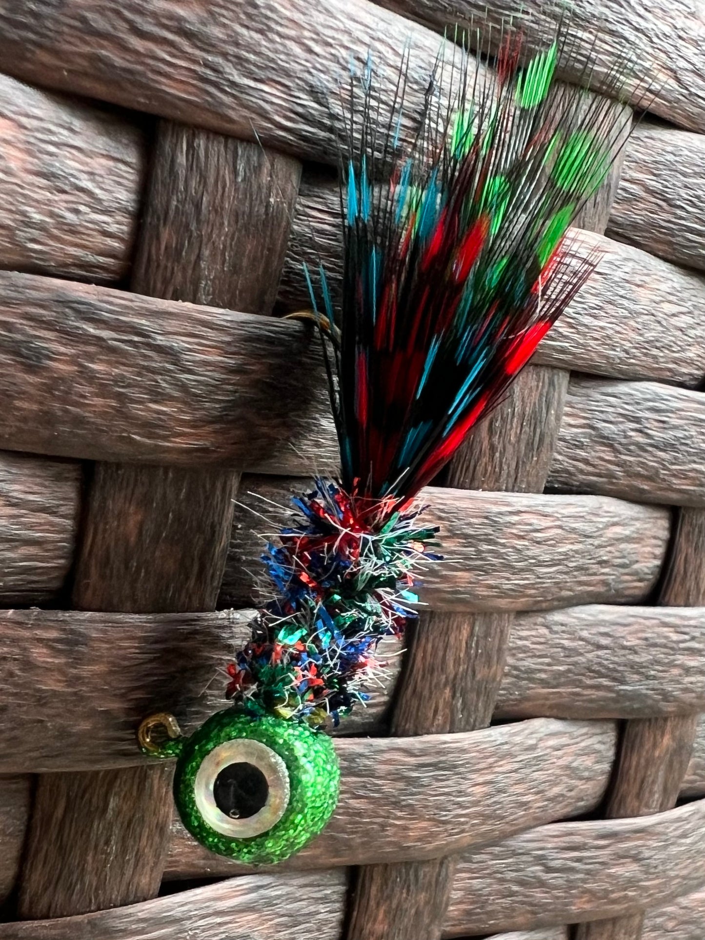 3 Pack Hand Tied Crappie Jigs - Round Head