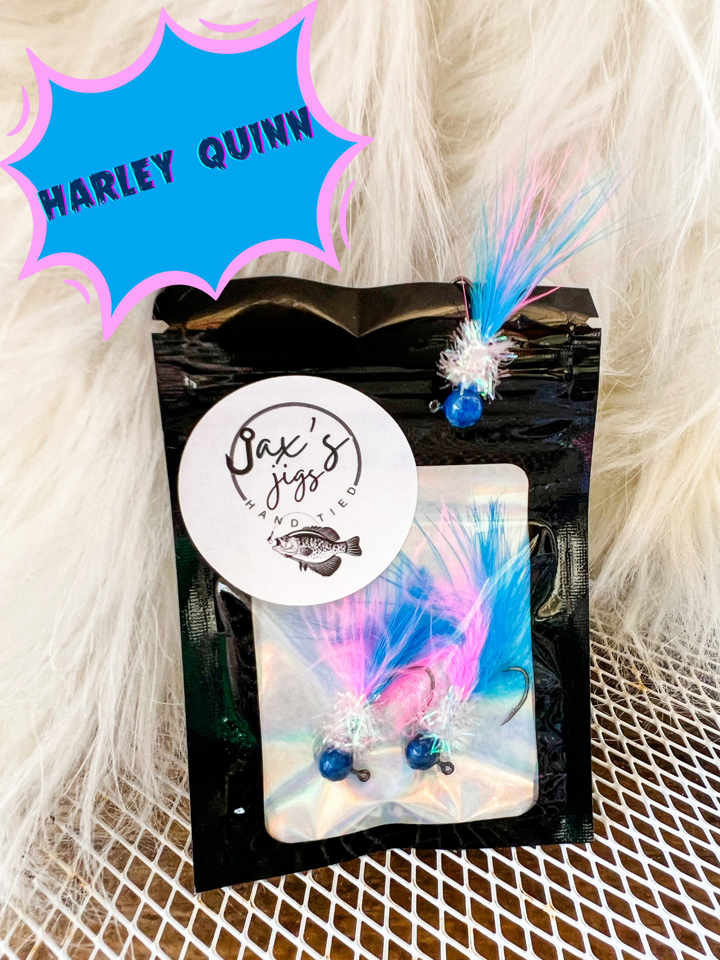 3 Pack Hand Tied Crappie Jigs - Round Head