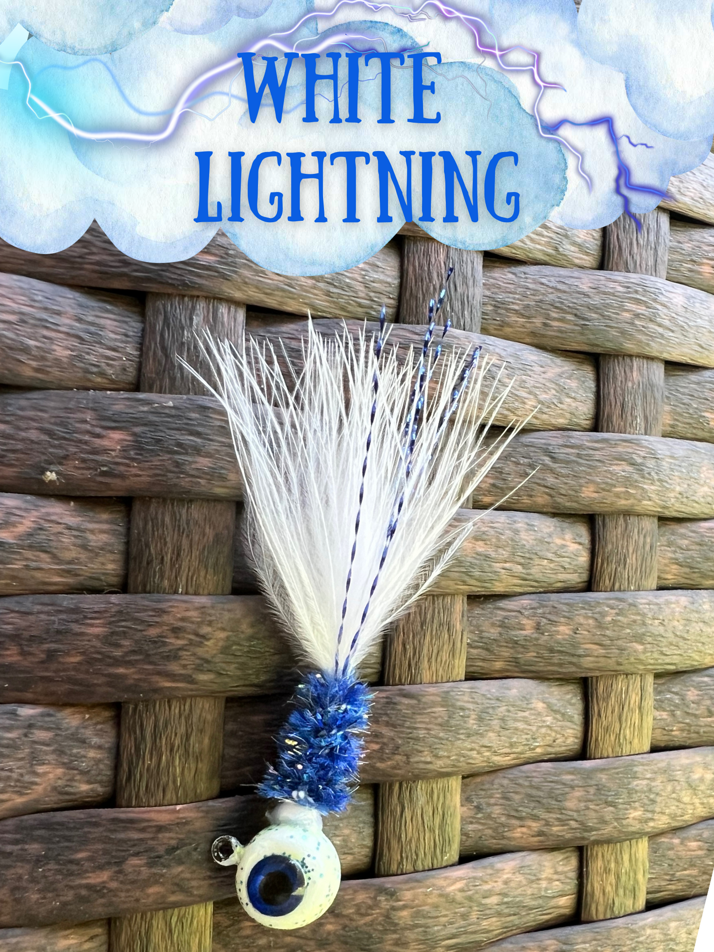 3 Pack - Hand Tied Crappie Jigs with 3D Eyes