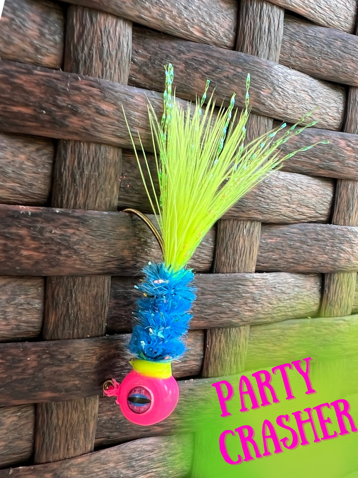 3 Pack - Hand Tied Crappie Jigs with 3D Eyes