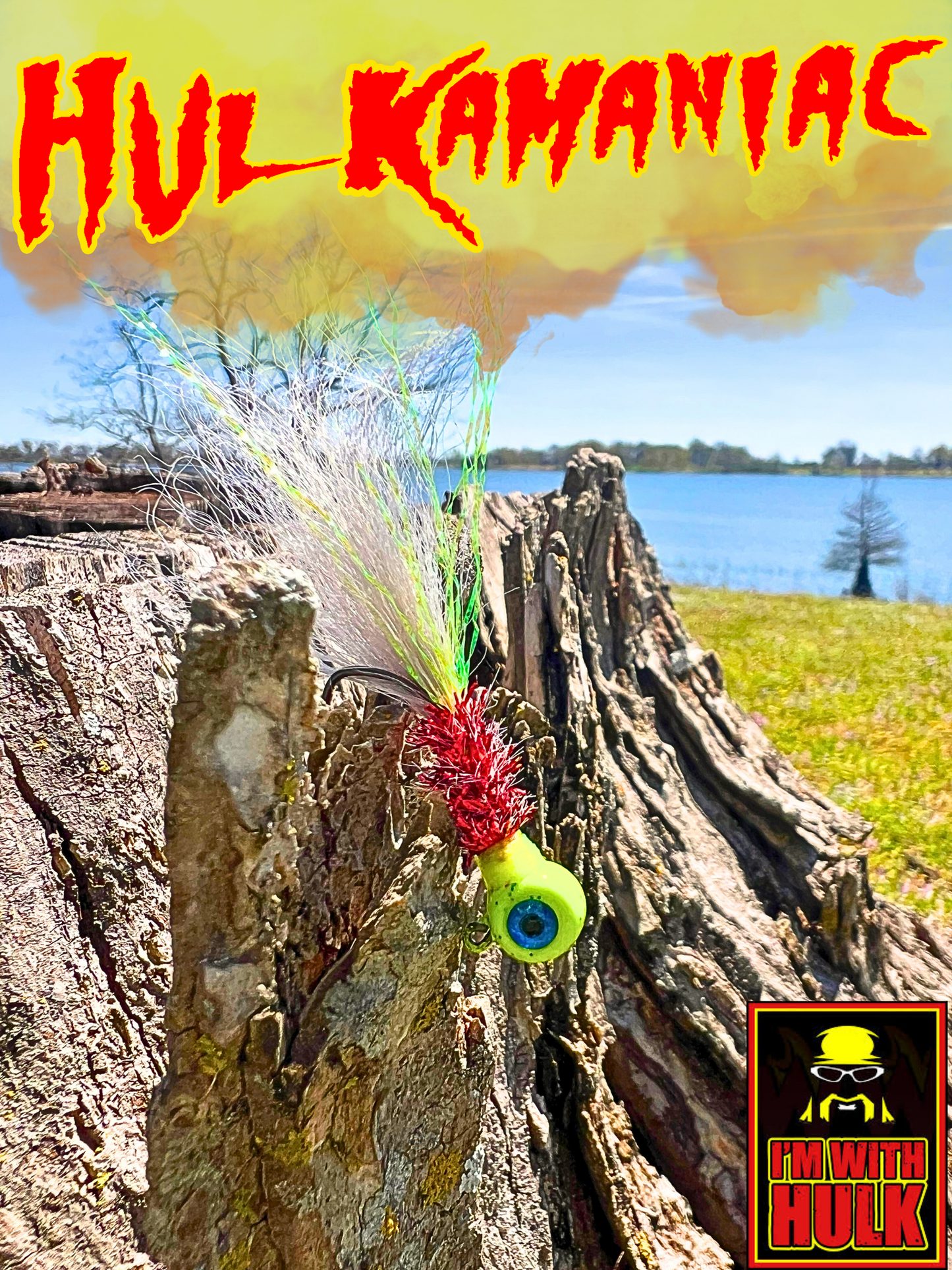 3 Pack - Hand Tied Crappie Jigs with 3D Eyes