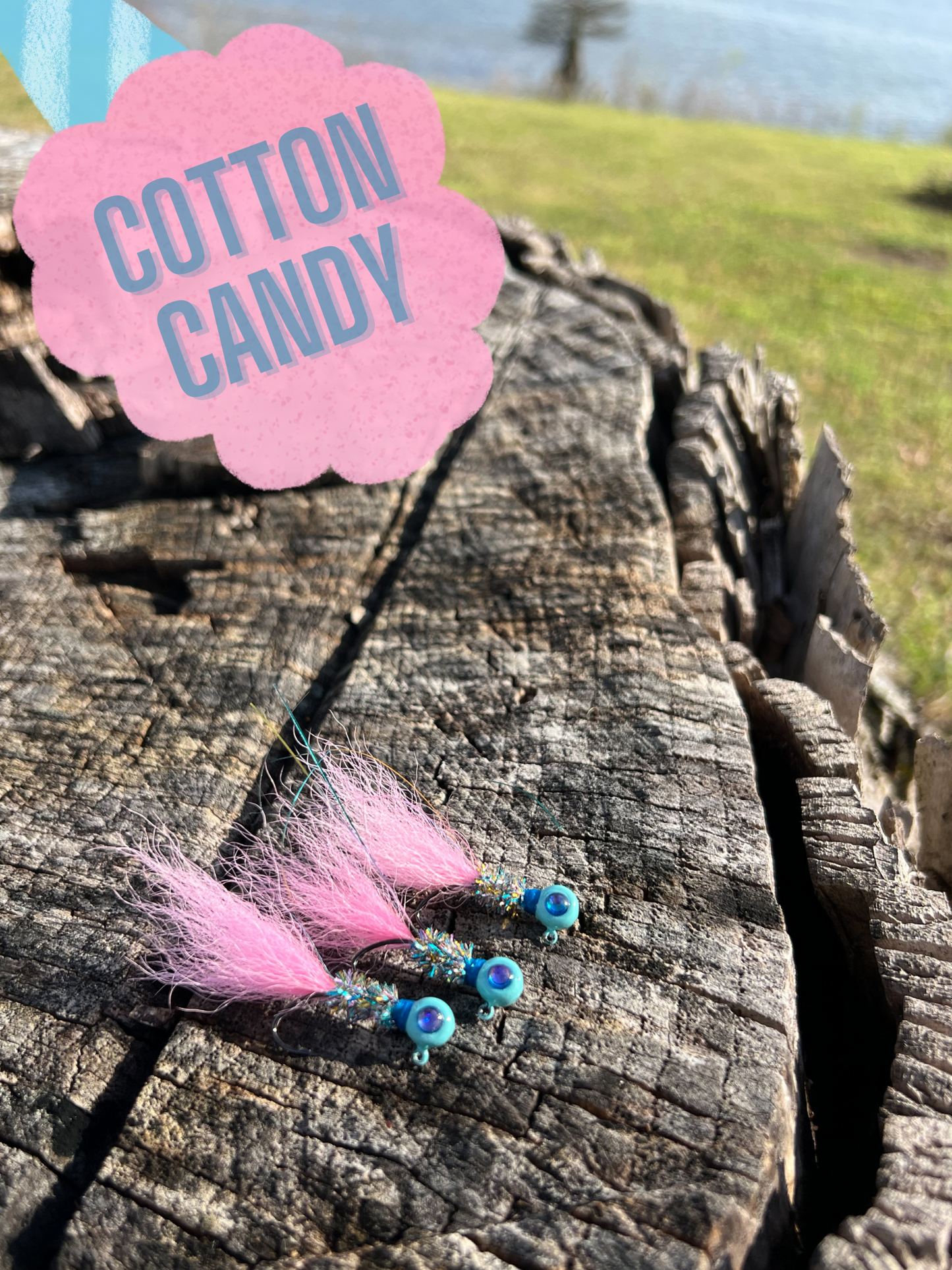 3 Pack - Hand Tied Crappie Jigs with 3D Eyes