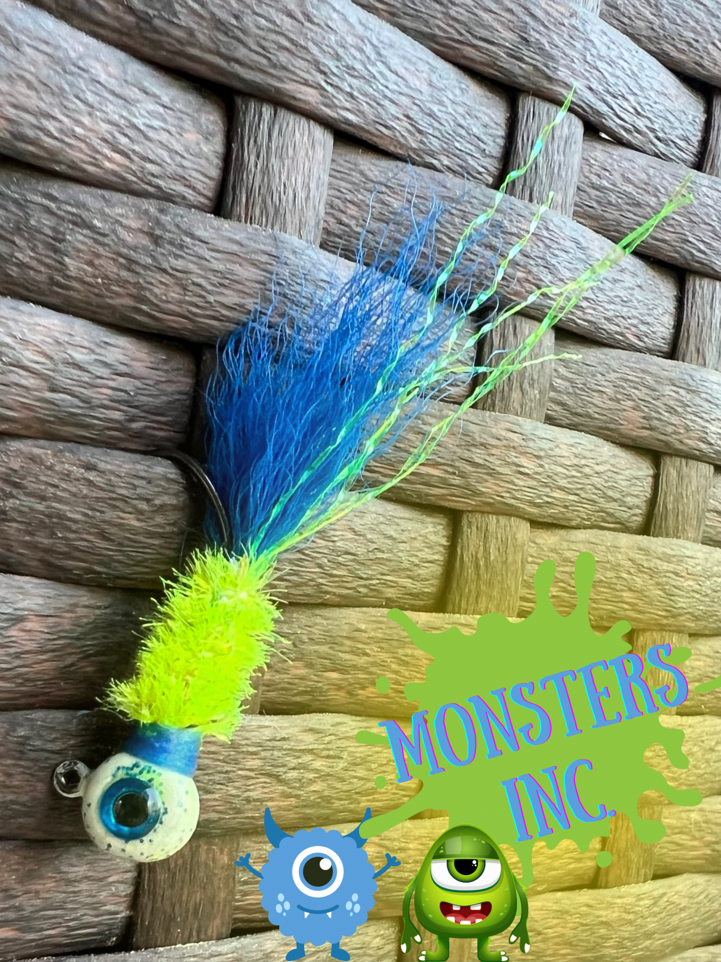 3 Pack - Hand Tied Crappie Jigs with 3D Eyes