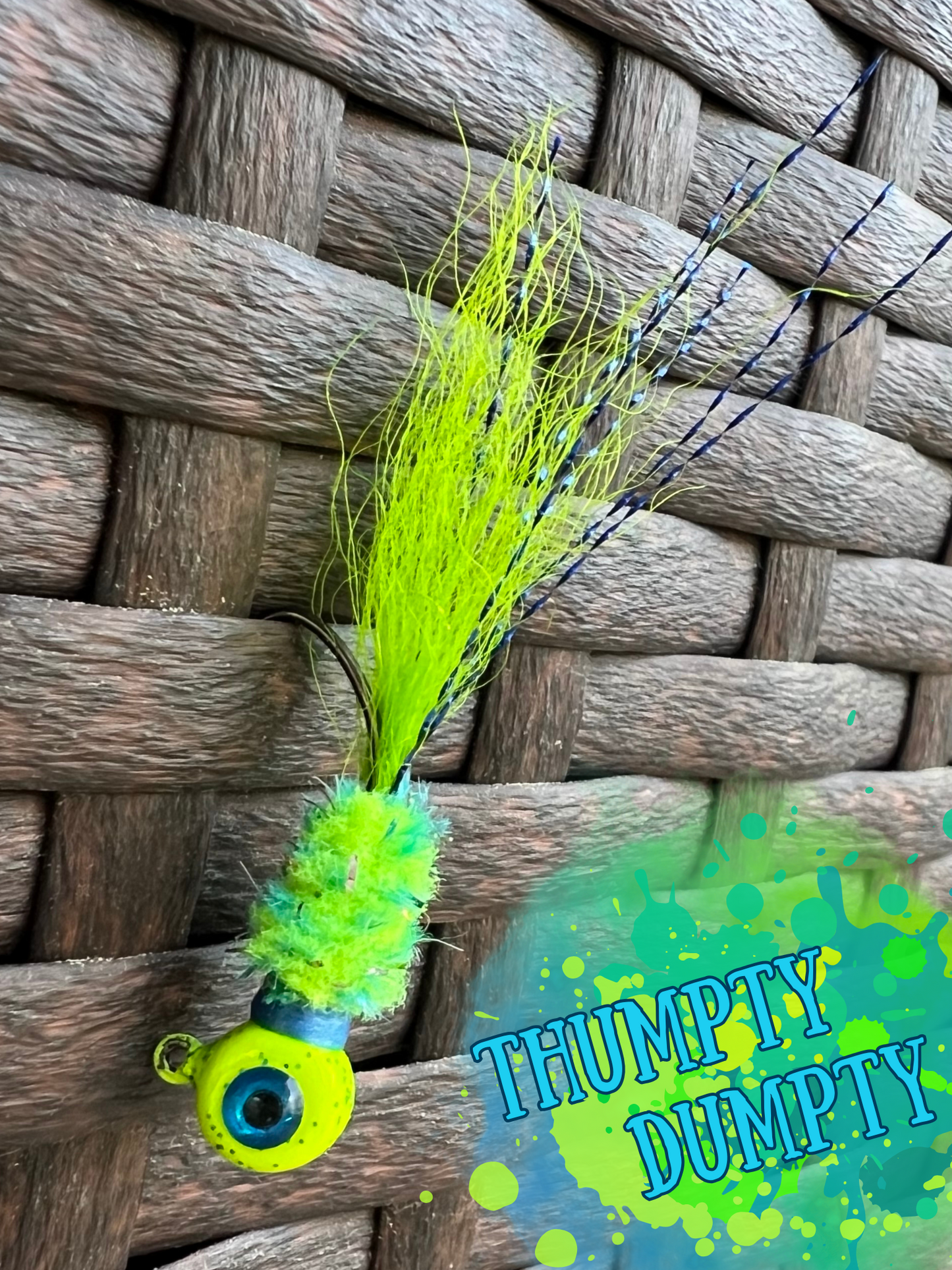 3 Pack - Hand Tied Crappie Jigs with 3D Eyes