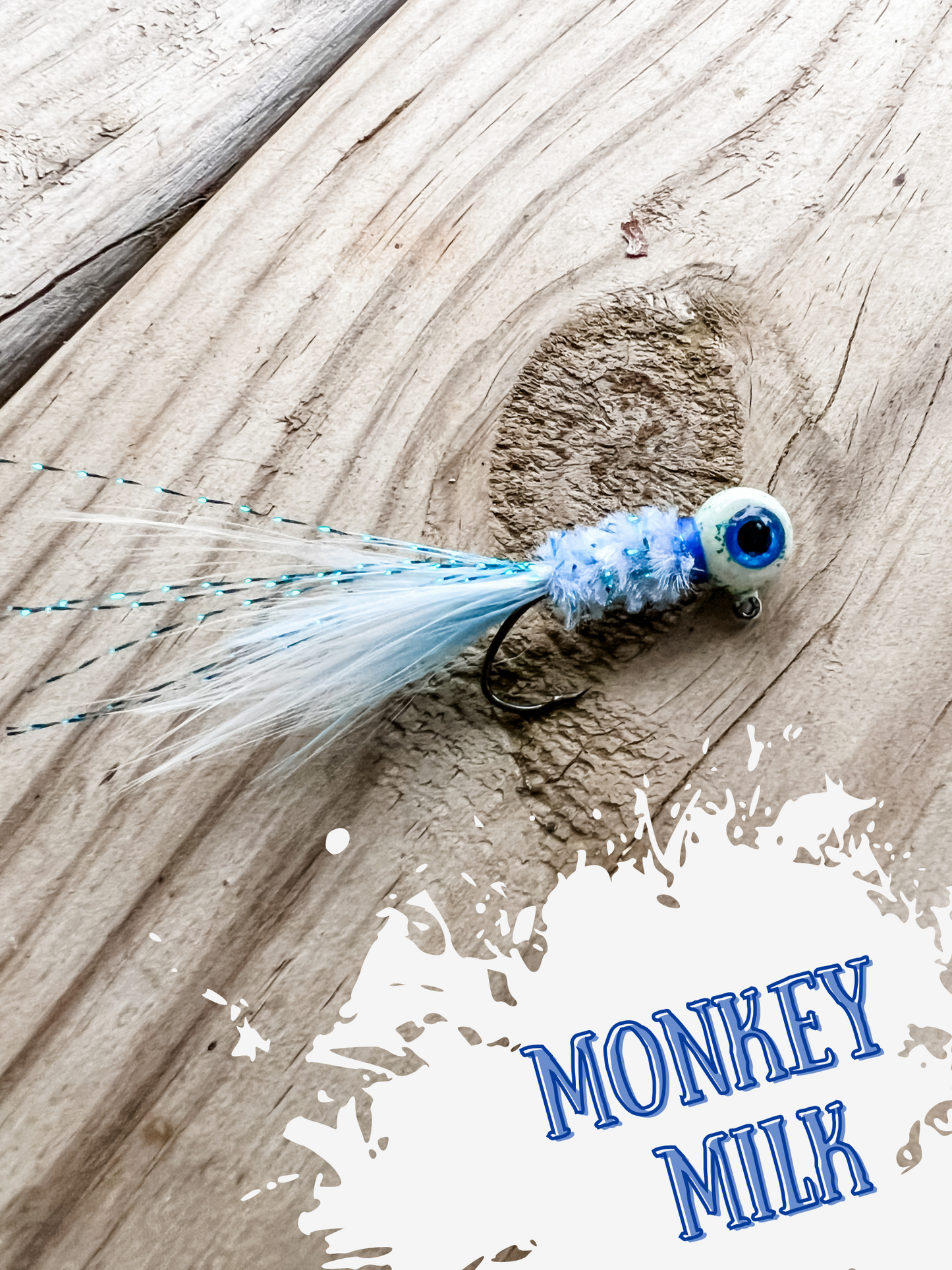 3 Pack - Hand Tied Crappie Jigs with 3D Eyes