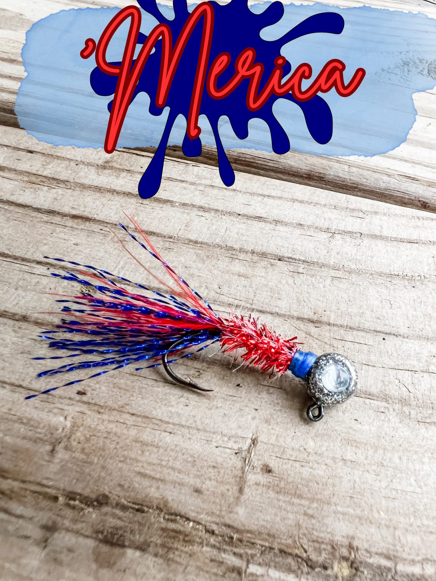 3 Pack - Hand Tied Crappie Jigs with 3D Eyes