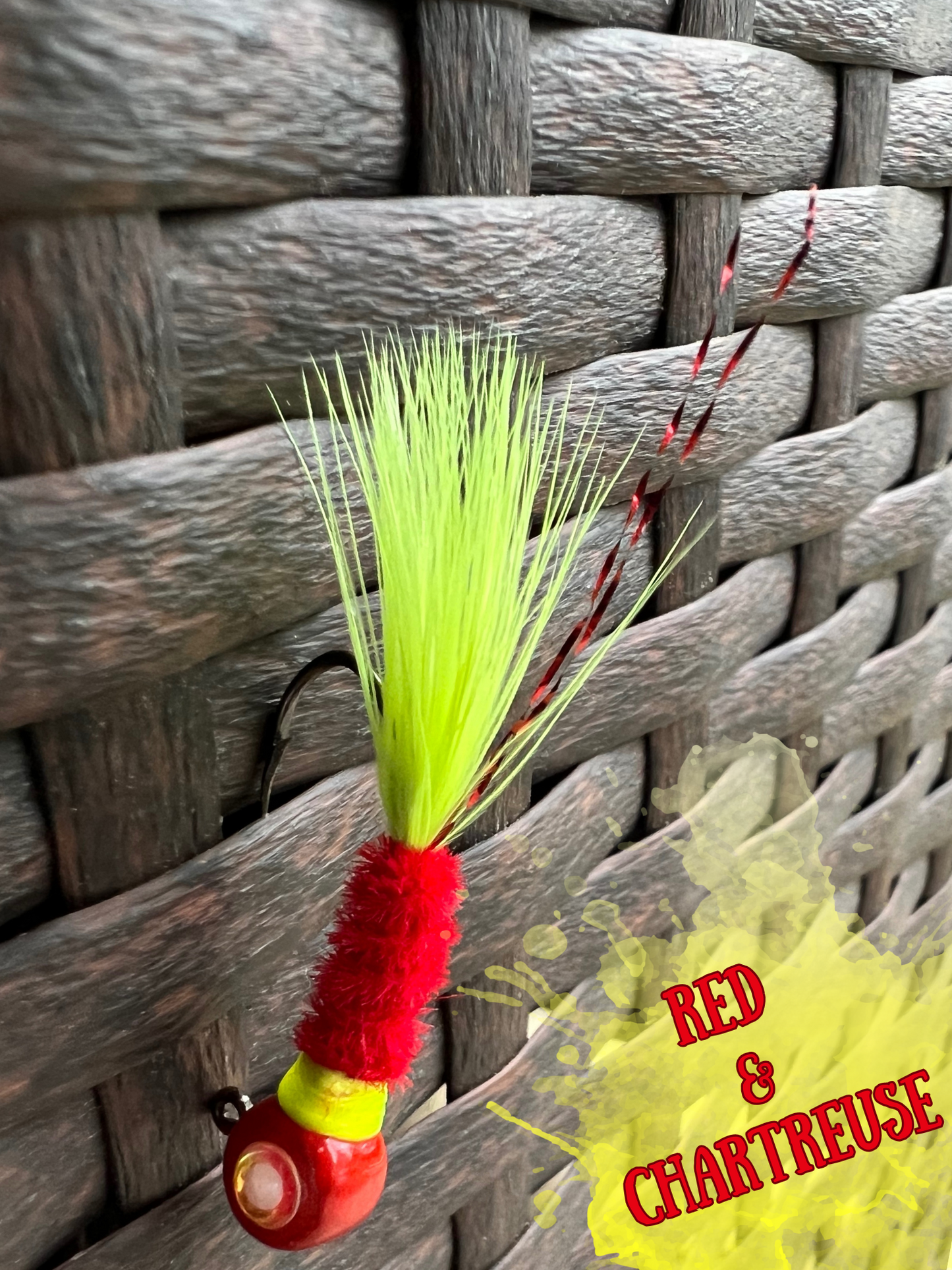 3 Pack - Hand Tied Crappie Jigs with 3D Eyes