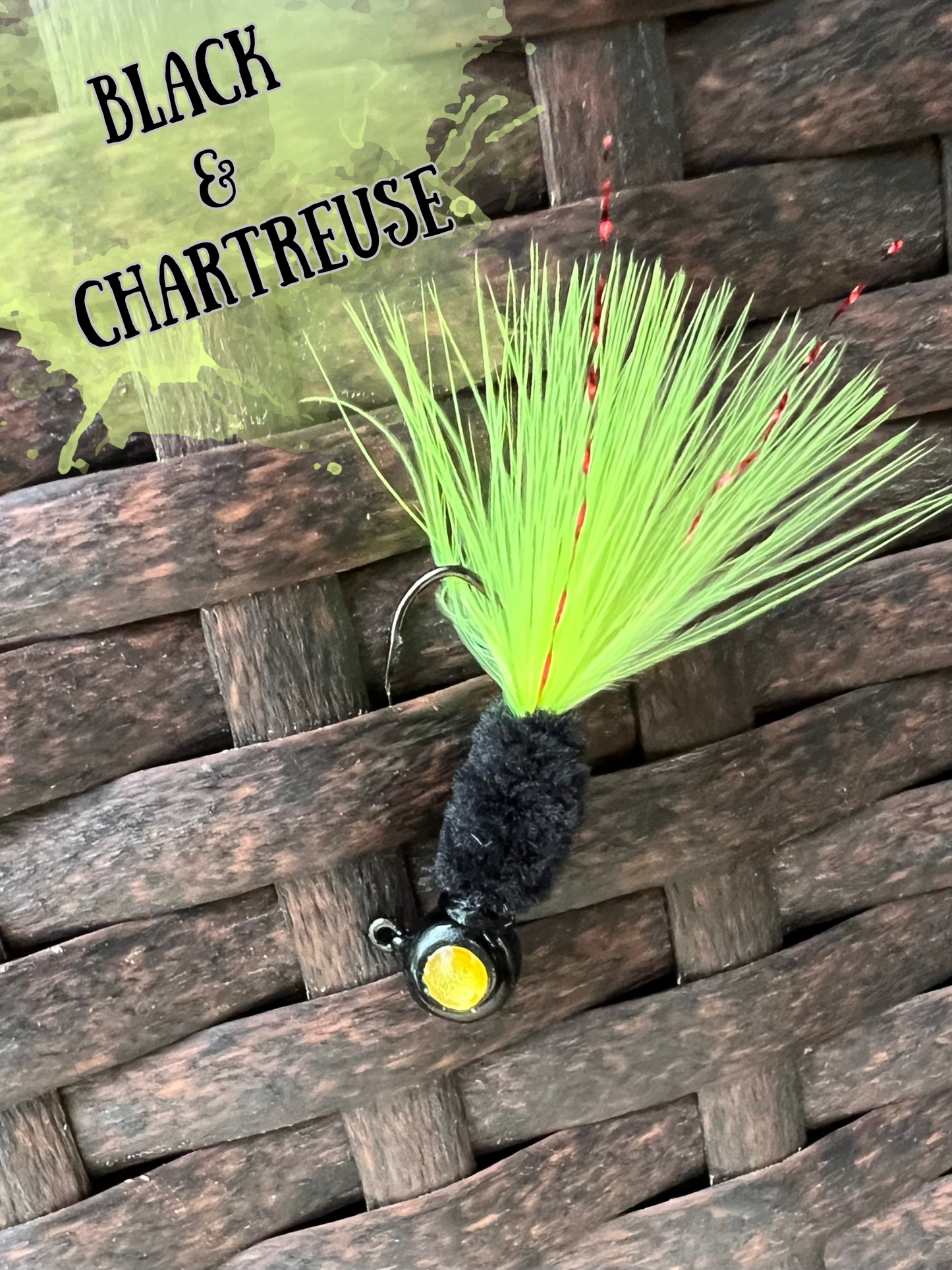 3 Pack - Hand Tied Crappie Jigs with 3D Eyes