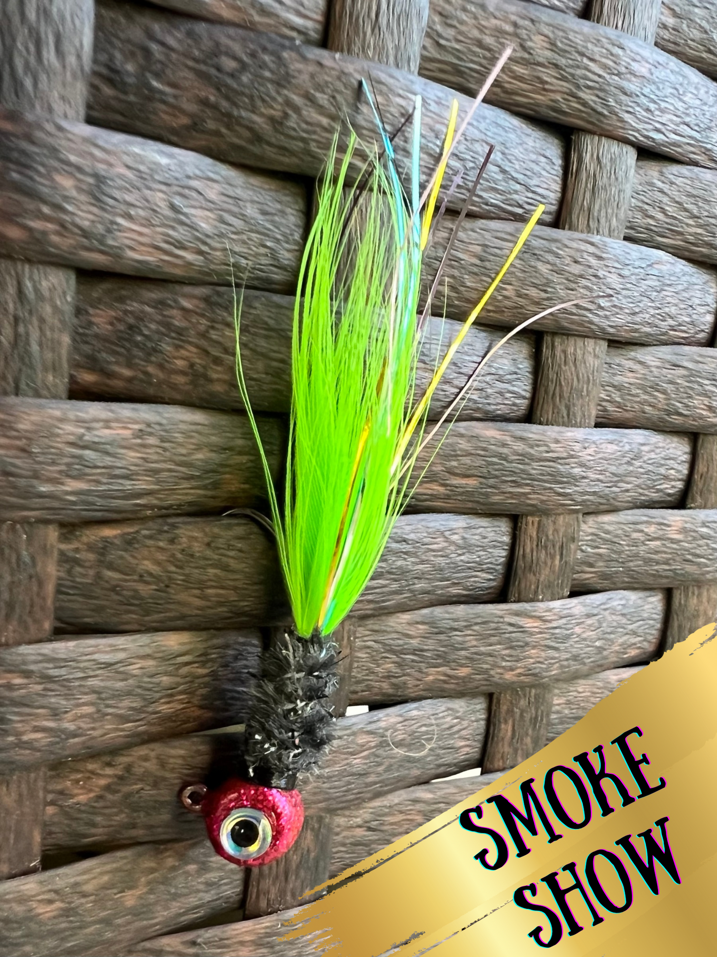 3 Pack - Hand Tied Crappie Jigs with 3D Eyes