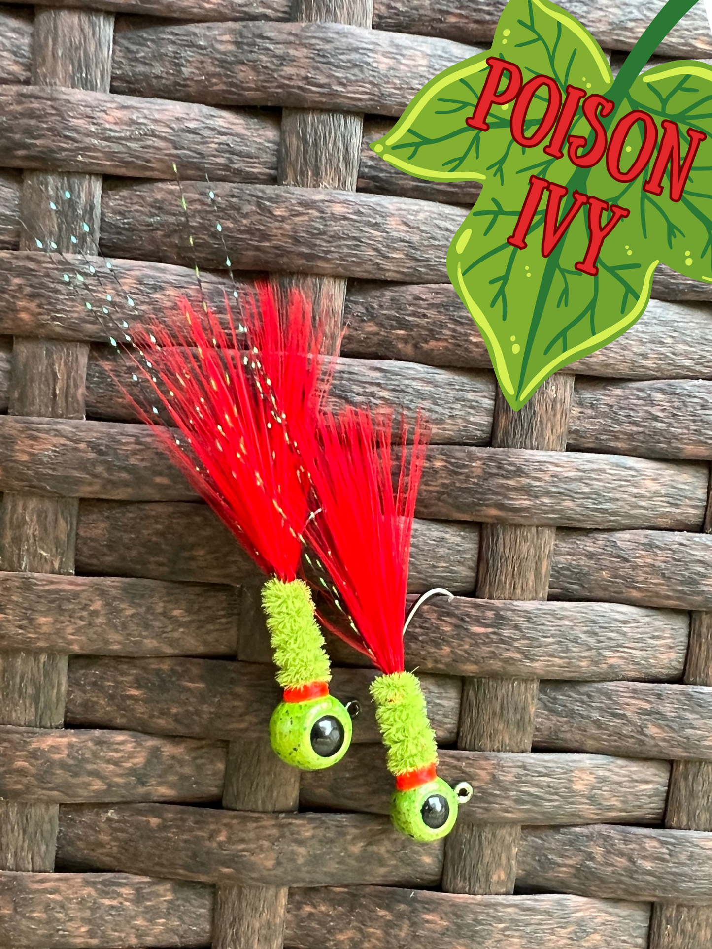 3 Pack - Hand Tied Crappie Jigs with 3D Eyes