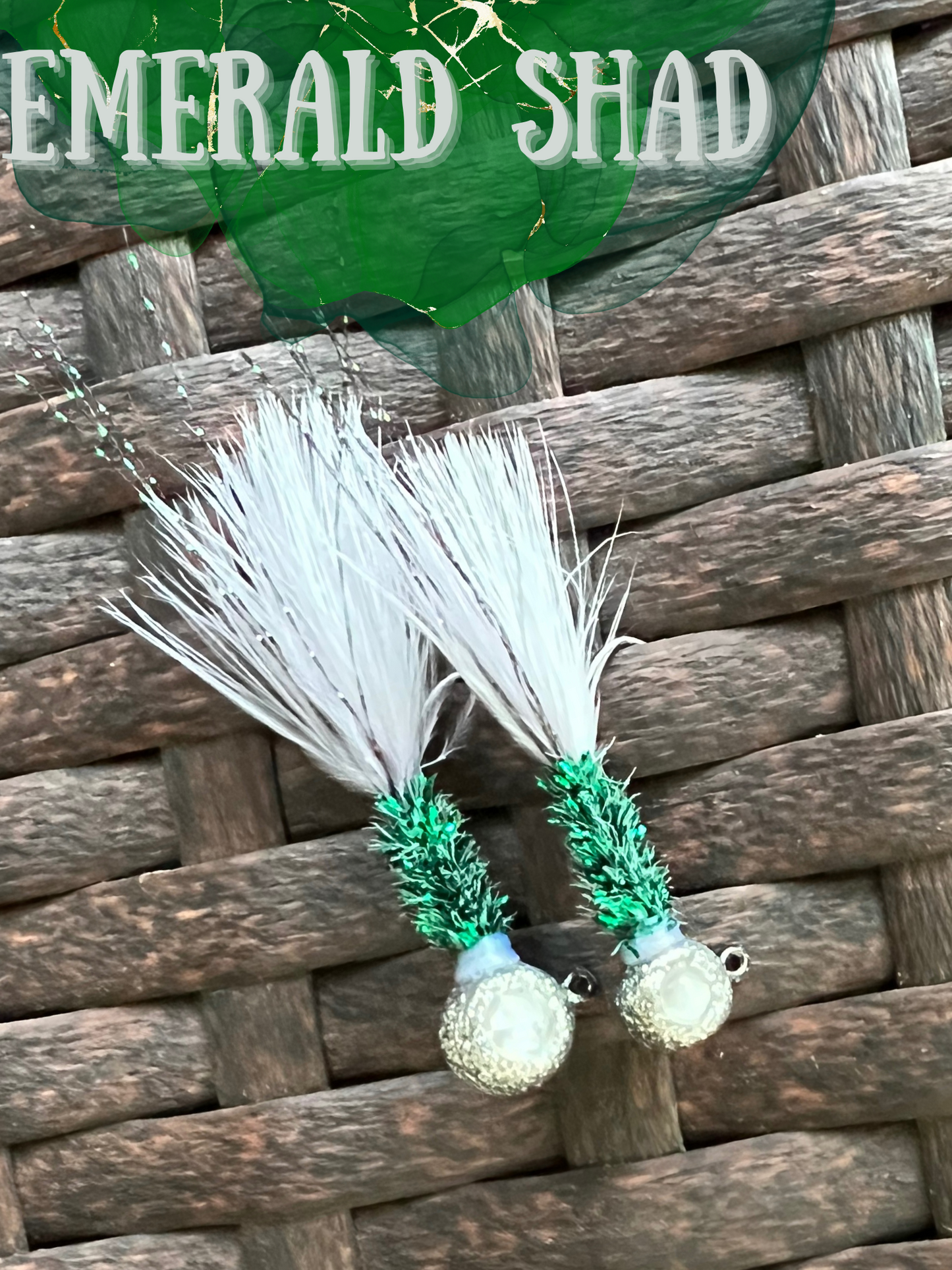 3 Pack - Hand Tied Crappie Jigs with 3D Eyes