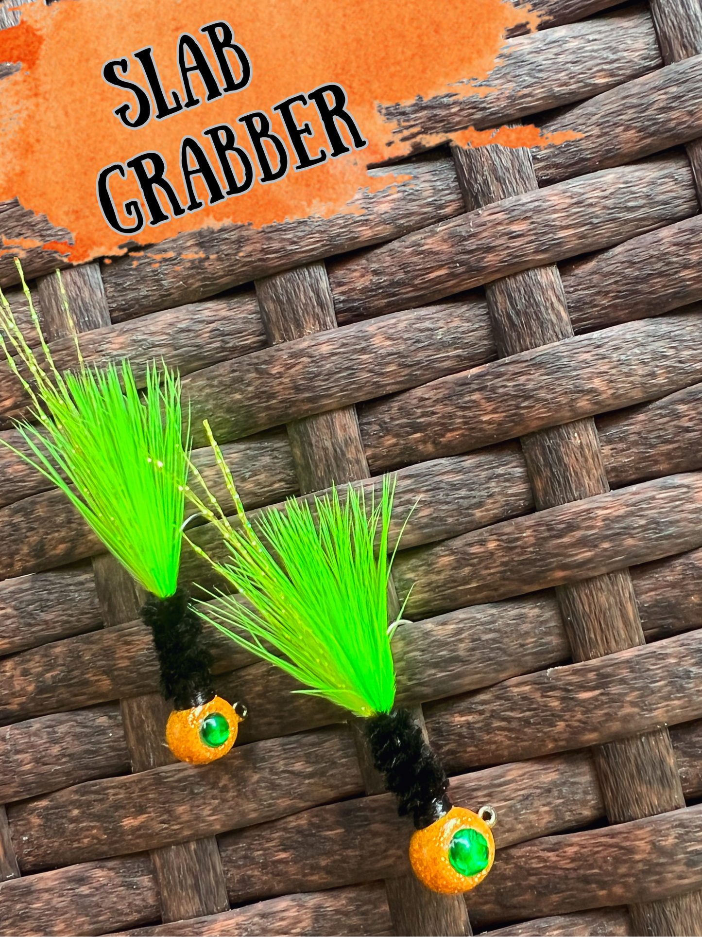 3 Pack - Hand Tied Crappie Jigs with 3D Eyes