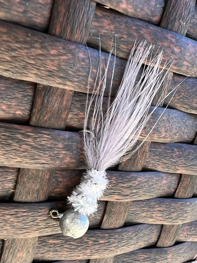 3 Pack Hand Tied Crappie Jigs - Round Head